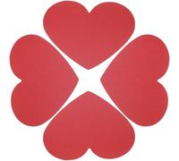 Operitacx 40Pcs Heart Shaped Cards Blank Craft Kit for Valentine's Day Thick Paper Creative DIY Greeting Cards for Crafts and Decorations for Couples and Boy Girl