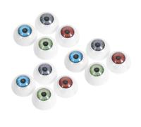 Operitacx 40pcs Plastic Craft Eyes for DIY Dolls Crochet Plushies Realistic Round Fake Eye Balls for Making and Puppet Decoration