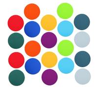 Operitacx 40pcs Round Carpet Mark Teacher Supplies Carpet Spots for Sitting Dots Classroom Floor Markers Mark Dots Circle Floor for Classroom Nylon