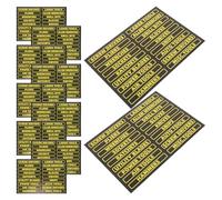 Operitacx 40pcs Tool Storage Labels for Toolbox Organizer - Black Socket Stickers Classification Labels for Plastic Tool Bins, Garage Workshop, and Cabinet Sorting