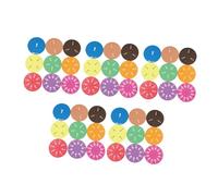 Operitacx 45pcs Fraction Circles Math Manipulatives for Educational Montessori Fraction Tiles Teaching Tools for Visual Kinesthetic Learners Classroom Games