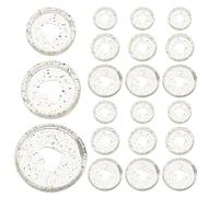 Operitacx 45pcs Heart-Shaped Plastic Expansion Discs with Glitter Sequin, 24mm/28mm/35mm Planner Organizing Binder Rings for Scrapbooking and Notebook Page Binding