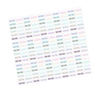 Operitacx 480pcs Writable Index Tabs Sticky Labels for Books and Documents, Light Color and Soft Tone Page Markers, Multi-use Classification Tabs for School, Office, and Home Organization