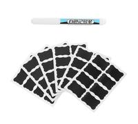 Operitacx 48pcs Waterproof Reusable Chalkboard Labels with Erasable Pen for Kitchen Pantry Mason Jar Food Storage Containers, Removable Sticker Food Labels for Bottles and Jars