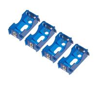 Operitacx 4Pc Blue Plastic Battery Holder Box Series Parallel Connection Laboratory Use Battery Case for Professional Electronics