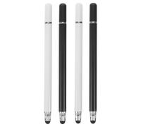 Operitacx 4pcs 3-in-1 Stylus Pen Set for Phone and Touch Screen Devices with Alloy and Silicone Material, Compact Design with Touch Sensitivity, for Everyday Use and Mobile Professionals
