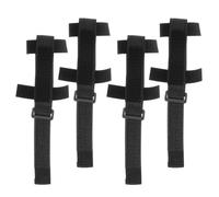 Operitacx 4pcs Adjustable Nylon Utensil Holder Strap with Secure Grip Design for Spoon and Chopsticks, Adaptive Eating Aid for Seniors and Elderly with Mobility Issues