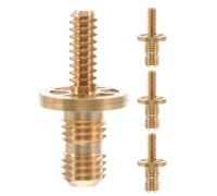 Operitacx 4pcs Brass Pool Cue Extension Screws for Pool Stick, Ergonomic Cue Joint Assembly Providing Enhanced Playing Comfort in Competitive Matches and Diverse Playing Scenarios