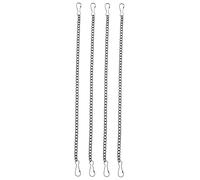 Operitacx 4PCS Chains with Hooks for Hanging Plants and Decorative Baskets Sturdy Hanging Chains for Advertising Signs Bird Feeders and Flexible Display