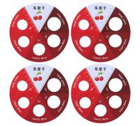 Operitacx 4pcs Cherry Diameter Measure Tool - Berry Size Grading Checker - Manual Sorting Dimension Gauge for Cherry Blueberry Fresh Produce Professional Farmers Market 0.94-1.25 Inch