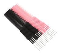 Operitacx 4pcs Curl Styling Brush Guiding Massage Comb Carbon Fiber Metal Creates Voluminous Curly Hair Adds Volume and Texture for Men Women Hairstyling Curls