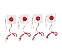 Operitacx 4pcs Emergency Call Button Wall Mount Alert Button for Elderly Patients Disabled Panic for Elderly Safety Alarm