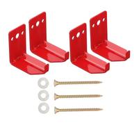 Operitacx 4pcs Fire Extinguisher Mounting Brackets Heavy Duty Shaped Wall Hooks for Home Office and Garage Durable Fire Extinguisher Hanger Easy Installation Space Saving Design