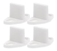 Operitacx 4pcs Floor Guide for Sliding Barn Door, Carbon Steel and Pom Material, Keeps Sliding Door on Track and Eliminates Accidental Swinging, Suitable for Home Décor and Busy Households