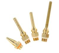 Operitacx 4pcs Interchangeable Copper Glue Sprayer Nozzle with Fine Long Tubes Drip Steel Ball Tips for DIY Crafts Home Repair Lightweight and Easy to Install Random Color