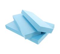 Operitacx 4pcs Large Polystyrene Foam Blocks for Crafting Sculpting and Floral Arrangements Blue 30x10x3cm for DIY Projects and Art