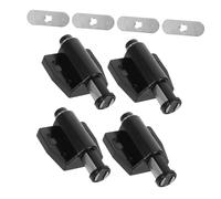Operitacx 4pcs Magnetic Touch Latches for Kitchen Cabinets Wardrobes Bathroom Doors Stainless Steel Push to Open Closure Mechanism for Secure and Convenient Cabinet Door