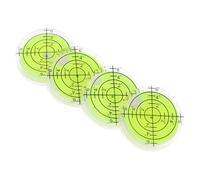 Operitacx 4pcs Mini Bubble Gauge Small Leveling Bubble Ruler Compact Precision Leveling Instrument for Construction DIY Engineering Mechanical Tasks Portable