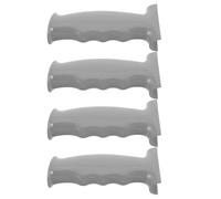 Operitacx 4pcs Mobility Aid Handle Grip Covers Manual Wheelchair Push Handle Grips PVC Material Easy to Install Enhanced Comfort for Crutch Walker Users Elderly Caregivers 4.80x1.97x1.10in
