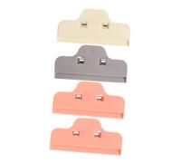 Operitacx 4pcs Multi-Functional Sealing Clamps for Painting and Cross- Tools Clips for Storage and Crafting Protects from Dirt Portable Design