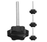 Operitacx 4pcs Nuts Knob with Gasket Hand Screw Platform Walker Attachment Shock Absorption Good Stability Plastic Metal Parts for Seniors Walking Equipment and Accessories