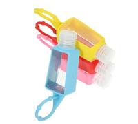 Operitacx 4pcs Plastic Hand Travel Bottles 30ml Leak-proof Liquid Containers, Refillable Dispenser Bottles for Hand Washing, Safe Material, Portable Random Color