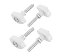Operitacx 4pcs Plastic round Threaded Knob Screws for Pedestal and Floor Fans, Fan Fixing Screws Preventing Wobbling and Restoring Optimal Performance, for Office and Dorm Use