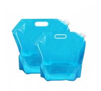 Operitacx 4pcs Portable Water Bag 5l Large Capacity Pe Foldable