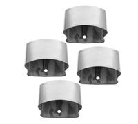 Operitacx 4pcs PVC Stair Railing End Covers with Easy Installation and Comfortable Surface, Handrail End Caps for Scratch Protection, Suitable for Residential and Commercial Banisters