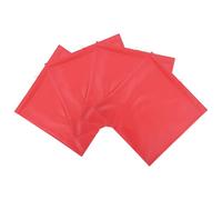 Operitacx 4pcs Red Warning Safety Flags with Wire Loop for Trucks and Trailers, Weatherproof Pvc Material, High Visibility for Temporary and Emergency Warning of Oversize Loads
