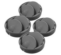 Operitacx 4pcs round Air Conditioner Vents for Cars with Adjustable Airflow Direction and Simple Installation, Abs Material Dashboard Air Vent Outlet for Private Vehicle Use and Rv