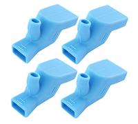 Operitacx 4pcs Silicone Faucet Extenders for Lightweight Elastic Water Flow Chutes Easy Install Bathroom Sink Accessories Slow Water Stream for Hand Washing Habit Formation Cartoon Blue
