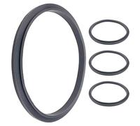 Operitacx 4pcs Silicone Juicer Mixer Seal Rings Replacement Parts, Easy to Install and Flexible Black Gaskets for Blender Juicer Accessories
