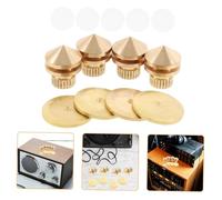 Operitacx 4pcs Speaker Isolation Feet High Strength Spikes with Washers and Adhesive for Audio Equipment Shockproof Isolation Pads Enhance Sound Quality and Reduce Vibration