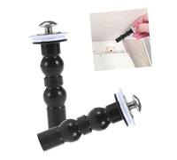 Operitacx 4pcs Stainless Steel Toilet Lid Fixed Screws with Spacers Round Expansion Fittings for Standard Wc Seats Compact and Lightweight Toilet Accessories Replacement