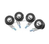 Operitacx 4pcs Swivel Furniture Caster Wheels with Brake Silent Wear Resistant Office Chair Castors Replacement for Desk Workbench Locking Mechanism