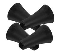 Operitacx 4pcs Thickened Silicone Protective End Caps for Motorcycle Phone Mounts Slip Rubber Tips for Secure Phone Holder Grip Durable Shock Absorbing Tubing Covers