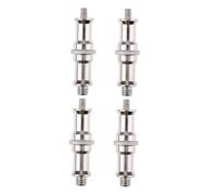 Operitacx 4pcs Threaded Screw Adapter Light Stand to Male Convertor for Cold Shoe Mounting