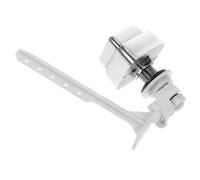 Operitacx 4pcs Toilet Push Button Side Mount for Single Flushing Toilet Tank Replacement Design with Easy Disassembly and Multi Electroplated Surface for Bathroom Repair