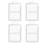 Operitacx 4pcs Toothbrush Head Box Electric Toothbrush Heads Case Pp Material Compact Design Easy to Carry from Dirt for Travel and Business Trips Small Case