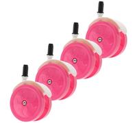Operitacx 4pcs Walker Replacement Wheels for Pushchair and Walker, Plastic Caster Wheels with Easy Detachment and Quick Installation, Suitable for Daily Routines and Outdoor Use