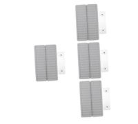 Operitacx 4pcs Wall Mount Attendance Cards Holder Rack for Office Cards Material Compact Lightweight Design for Factories Schools Hotels Easy Installation Near Clock Entrance