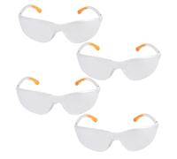 Operitacx 4pcs Wear Resistant Eye Protective Glasses Portable Windproof Goggles for Durable Eye Protection Ergonomic Fit Design for Comfortable Use for Various Working Random Color