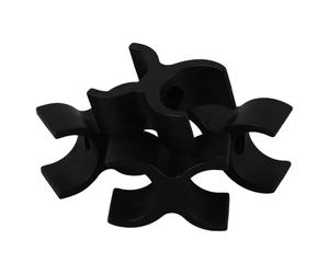 Operitacx 4pcs Wheelchair Tube Support Block Wheelchair Seat Rail Guide Increased Safety Multifunction Pa Material Suitable for 25mm Tube for Users Who Need to Transport Their Frequently