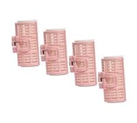 Operitacx 4pcs Women Bang Roller Hair Dressing Curler No Heat Portable Hair Shaping Tool Creative Chic Pink Abs Pp for DIY Your at Home Random Color