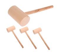Operitacx 4Pcs Wooden Gavel Compact Portable Judge Hammer Auction Mallet for Lawyer Chairman Club Executive Use