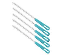 Operitacx 5 Pcs Multi-purpose Nylon Cleaning Brushes for Lotus Root Holes and Drinking Straws, Practical Long Straw Hole Cleaner Brush Set for Kitchen and Bottle Cleaning