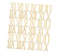 Operitacx 5 Sets DIY Clock Numerals Kit Durable Plastic Roman and Arabic Numbers for Wall Clocks Easy to Use Replacement Stable and Smooth Design