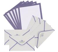 Operitacx 5 Sets Envelop Letter Papers Writing Paper Envelop Set Not Easy to Tear Comfortable to Touch Elegant Style for Holiday and Bridal Shower