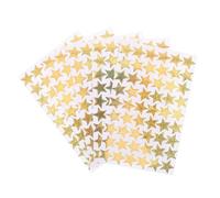Operitacx 5 Sheet Foil Star Stickers for Reward Chart Incentives for Positive Behavior Classroom Encourage Learning Motivation School Supplies for Teachers and Parents